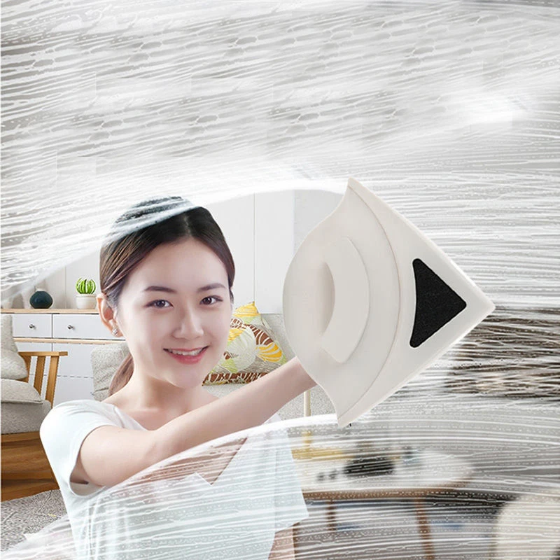 

Magnetic Window Brush Glass Cleaner Wipe Tool Double Side Magnetic Brush Window Glass Brush for Washing Household Cleaning Tools