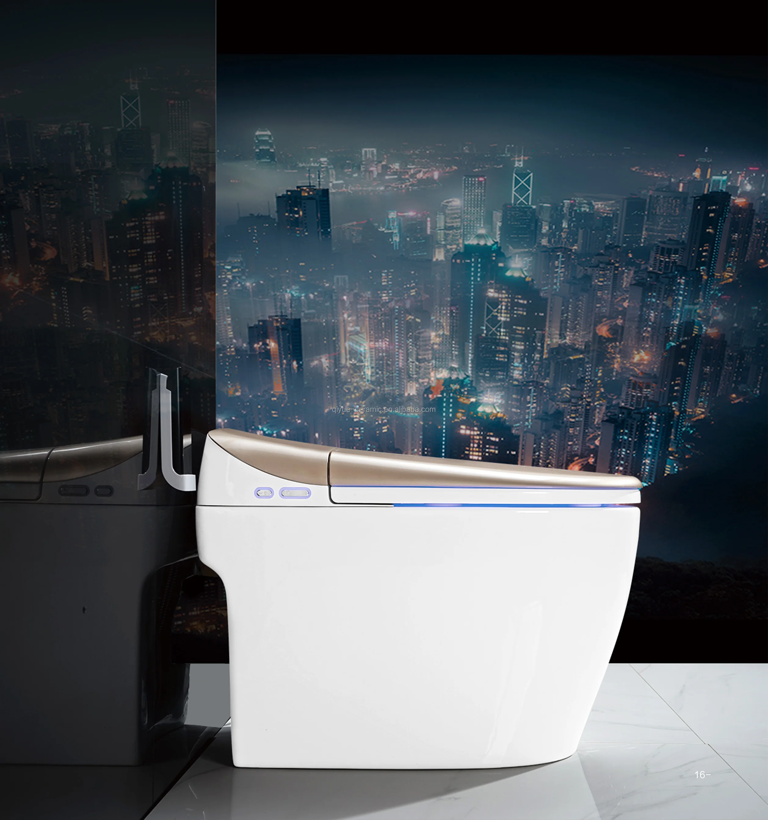 High Quality Wc Smart Bidet Toilet Seat Electronic Automatic Flushing Intelligent Toilet