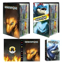 

240Pcs Holder Album Toys Collections Pokemon Cards Album Book Top Loaded List Toys Gift for Children
