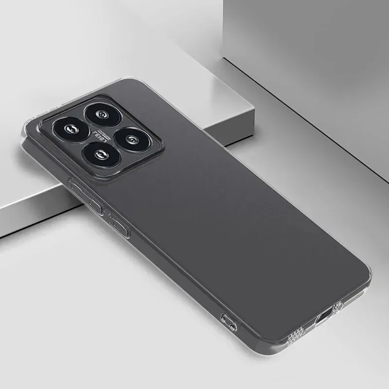 Clear Transparent Soft TPU Phone Case - Slim and Simple Design