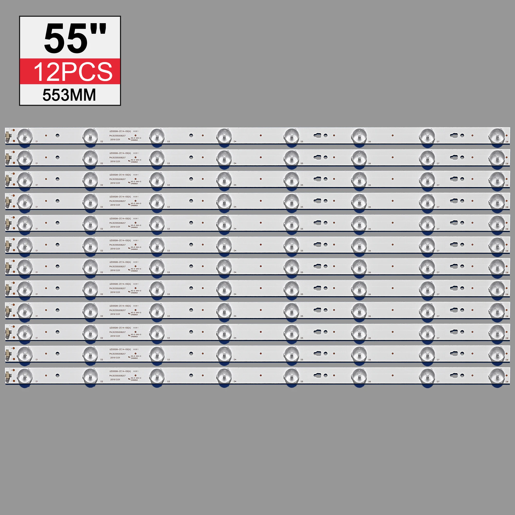 LED Ʈ Ʈ 8 , ̾ LE55F3000W Ʈ  LED55D8-ZC14-05(A) 30355008207 30355008210 LE55F3000W , 12  Ʈ