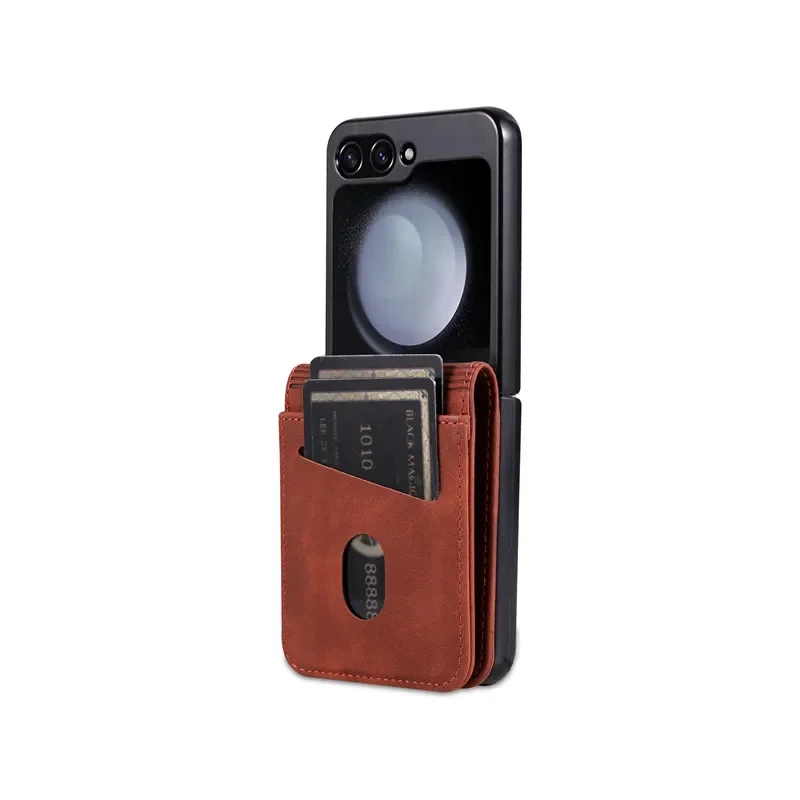 Sleek Magnetic Flip Wallet Case with Card Slot & Stand - Premium PU Leather Cover