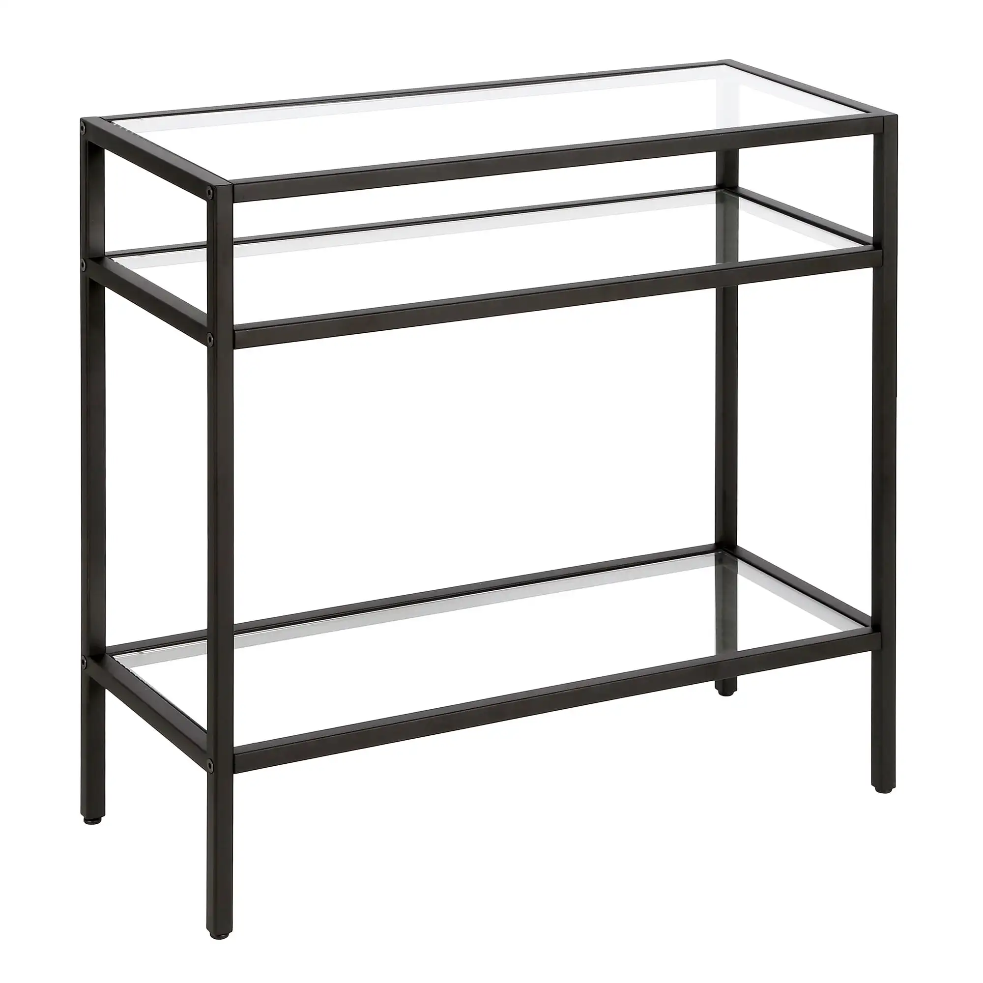 

Evelyn&Zoe Contemporary Rectangular Side Table with Glass Top coffee table