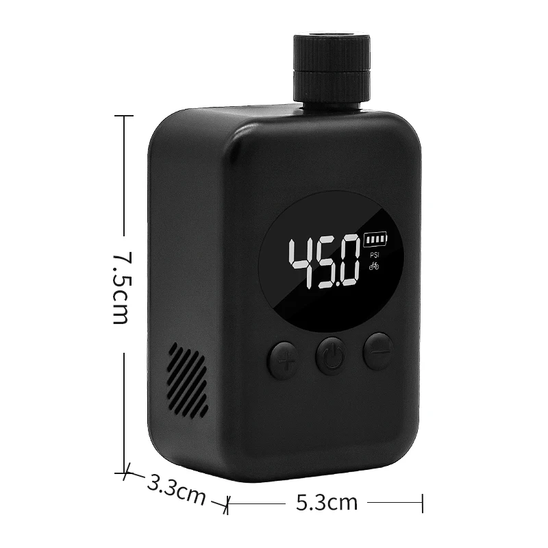 Mini Portable Bicycle Pump 150PSI Pump With Digital PSI Pressure Gauge Motocycle MTB Road Bike Tire Inflator