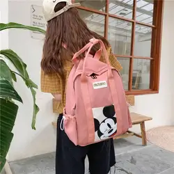 Disney Mickey Mouse Backpack Lady School Bag Travel Bag Big HandbagLarge-capacity Fashionable Bag Backpacks for Women