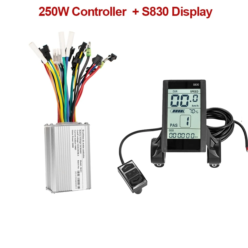 controller, LCD-bedieningspaneel,(36V 250/350W color screen dual mode