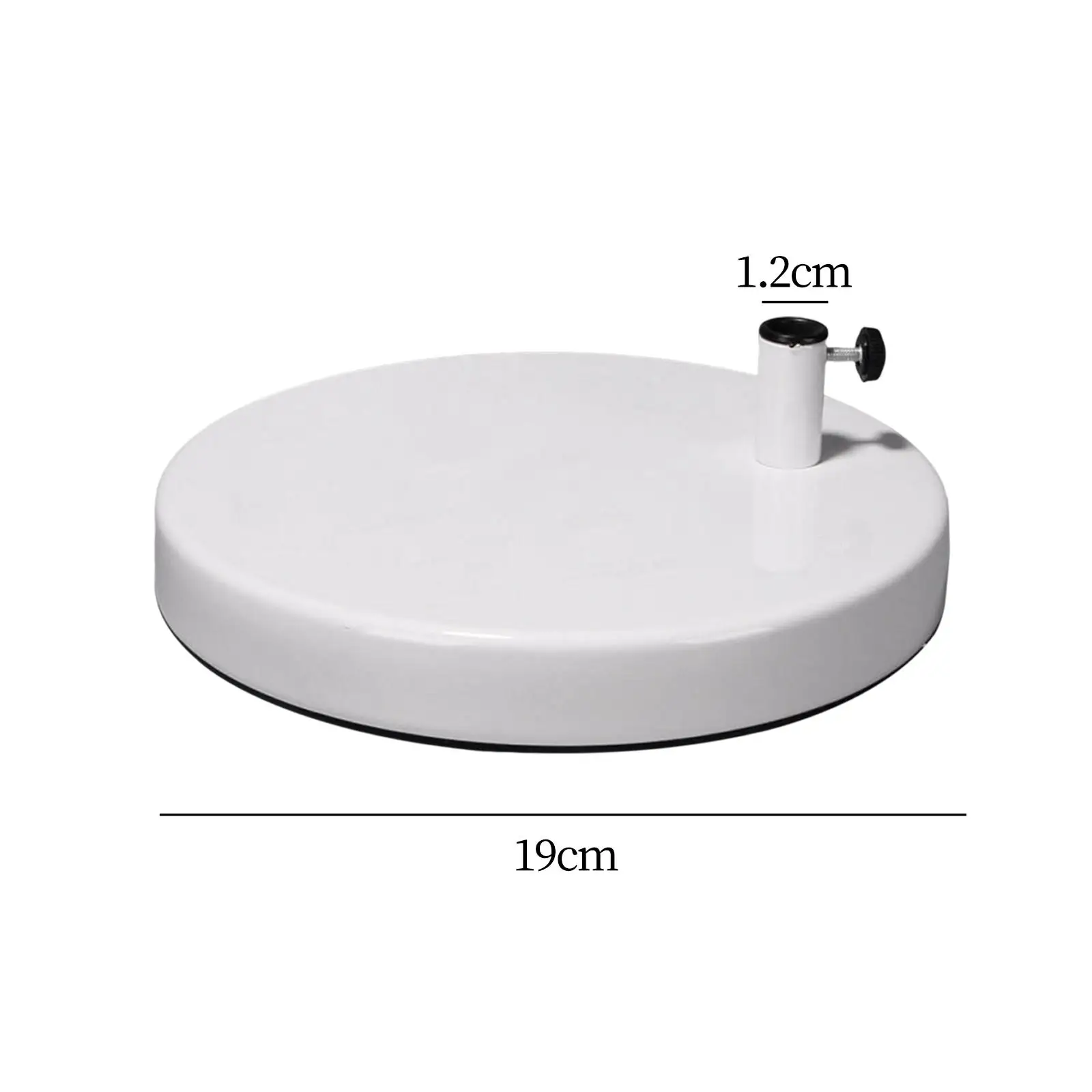 Metal Base for Table Lamp Bottom Plate Desk Lamp Base for Desk Reading Accessories