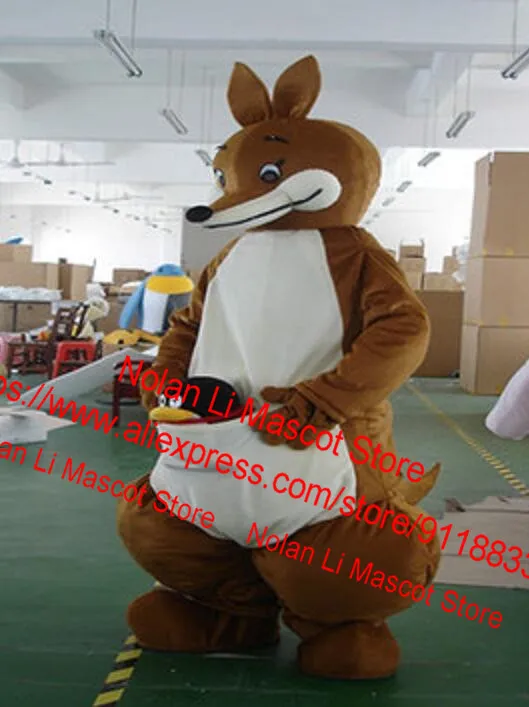 

Newly Customized EVA Helmet Kangaroo Mascot Costume Cartoon Suit Advertising Game Birthday Party Holiday Gift 175