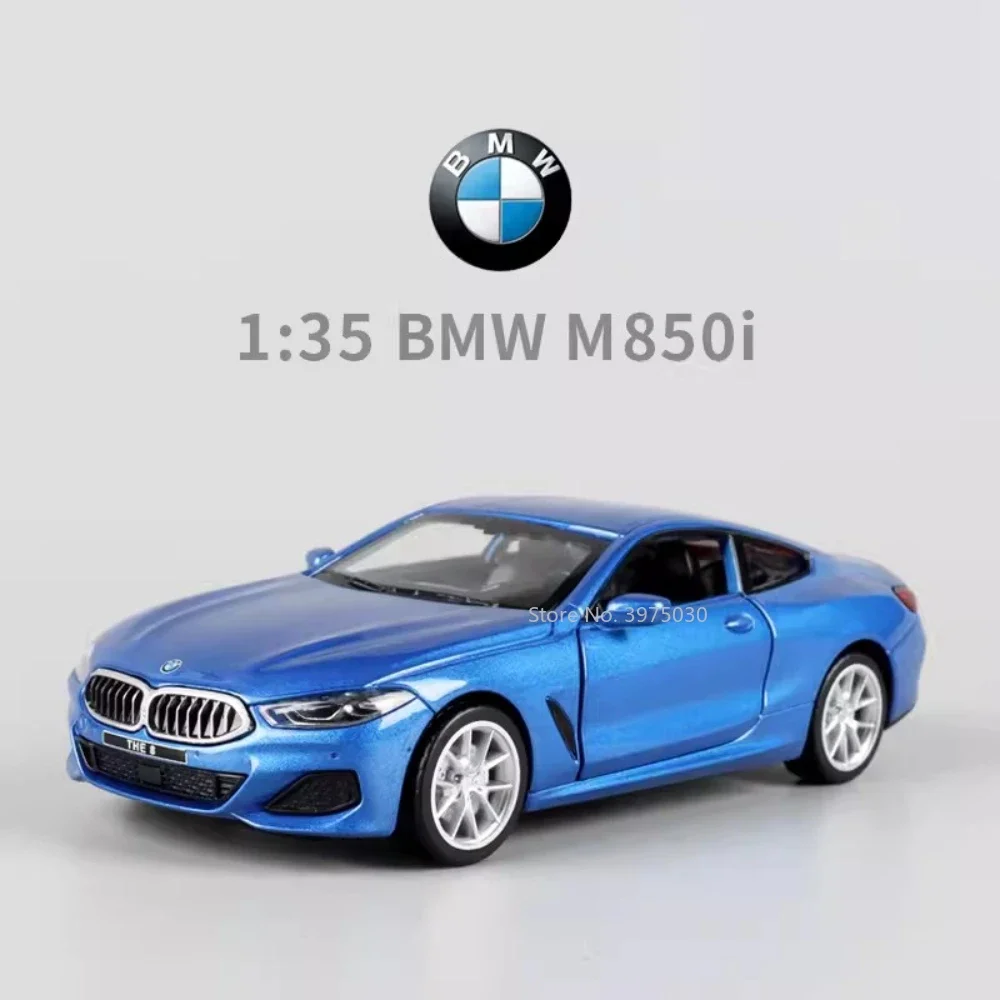 1/35 Alloy Diecast BMW M850i Car Model Toy Simulation Scale - Main Image