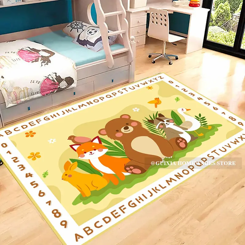 Alfombra Habitación Alfombra Infantil Alfombra Dormitorio Alfombras  Infantiles Para Habitacion Alfombra De Dibujos Animados Para Dormitorio,  Alfombra Con Patrón De Planeta Espacial Para Habitaciones De Niños, -  Alfombras - AliExpress