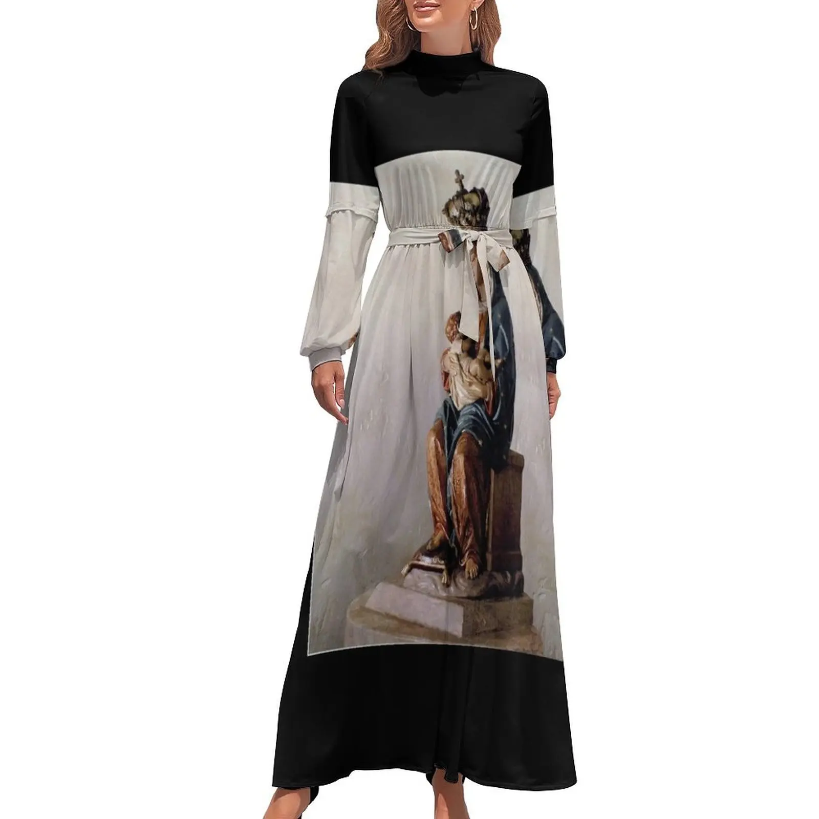thumbnail image 1 of Nuestra Señora de la Leche (vista lateral) Vestido largo vestido largo mujer ropa mujer verano 2024 Vestido mujer vestidos verano 2024, 1 of 5