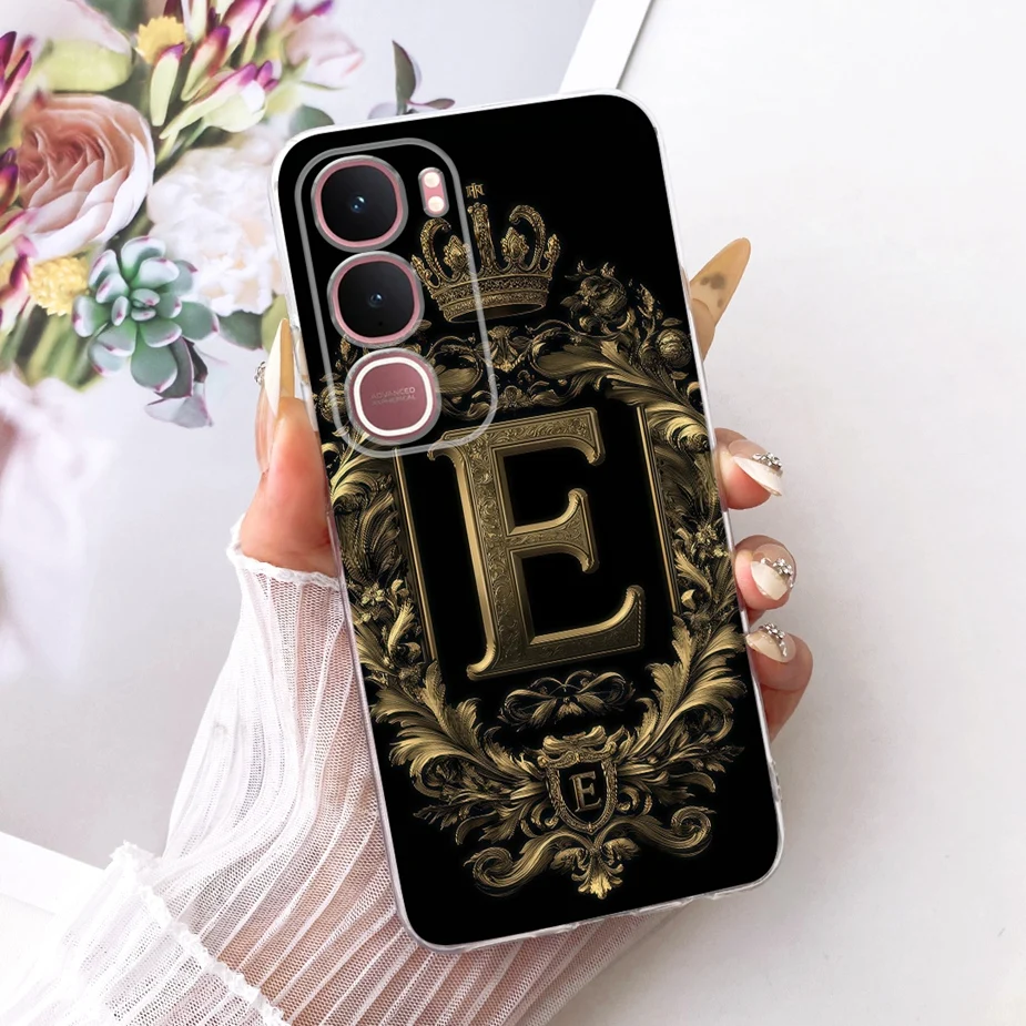 Stylish Crown Letters Soft Silicone Phone Case Cover