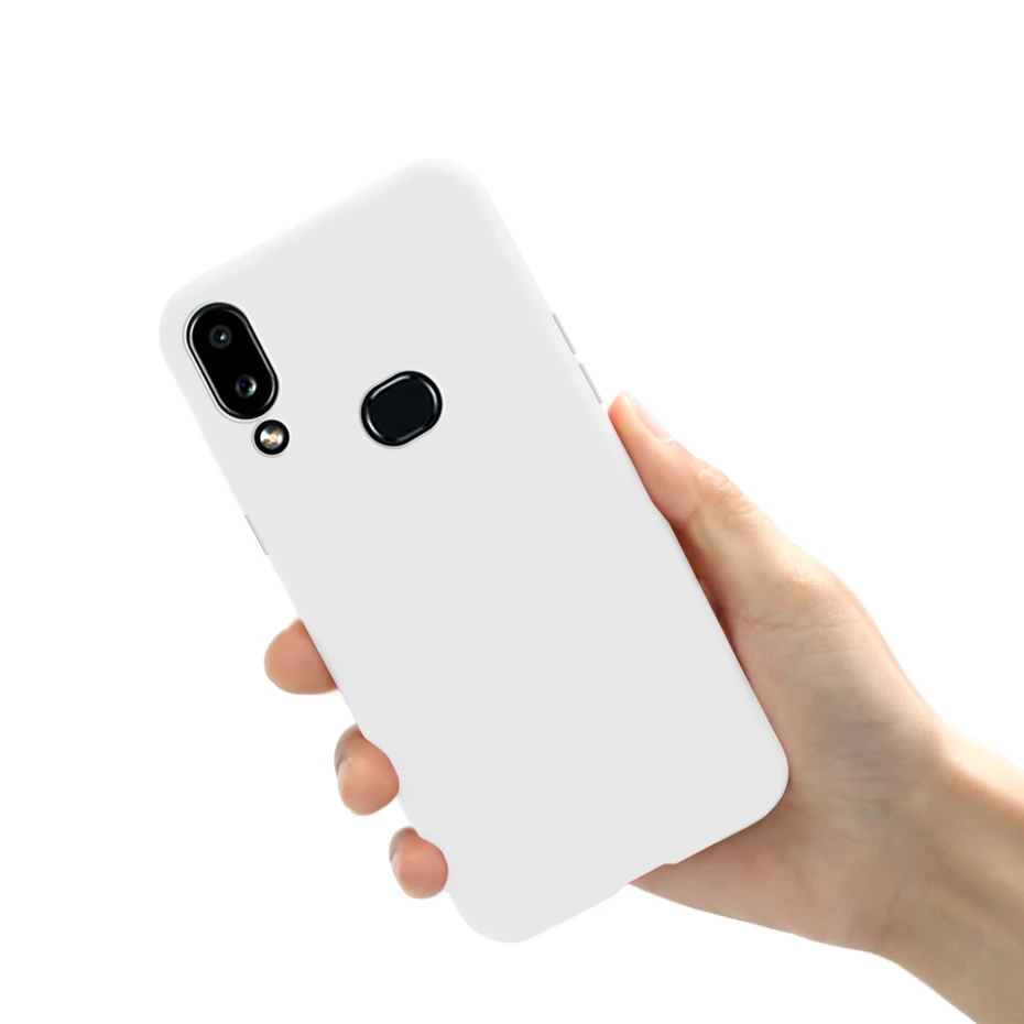 Candy Color Matte Silicone TPU Phone Case – Vibrant Protective Back Cover