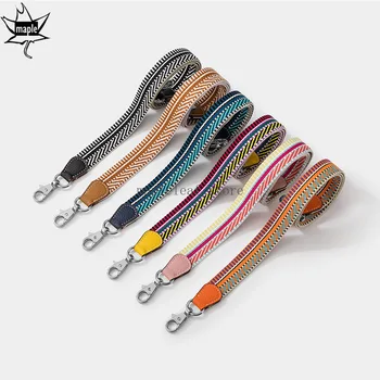 대비 색상 나일론 웨빙 크로스 바디 백 스트랩, 테이프 리본, DIY 백 숄더 스트랩, 켈리 에블린 H 백에 적용, 25mm