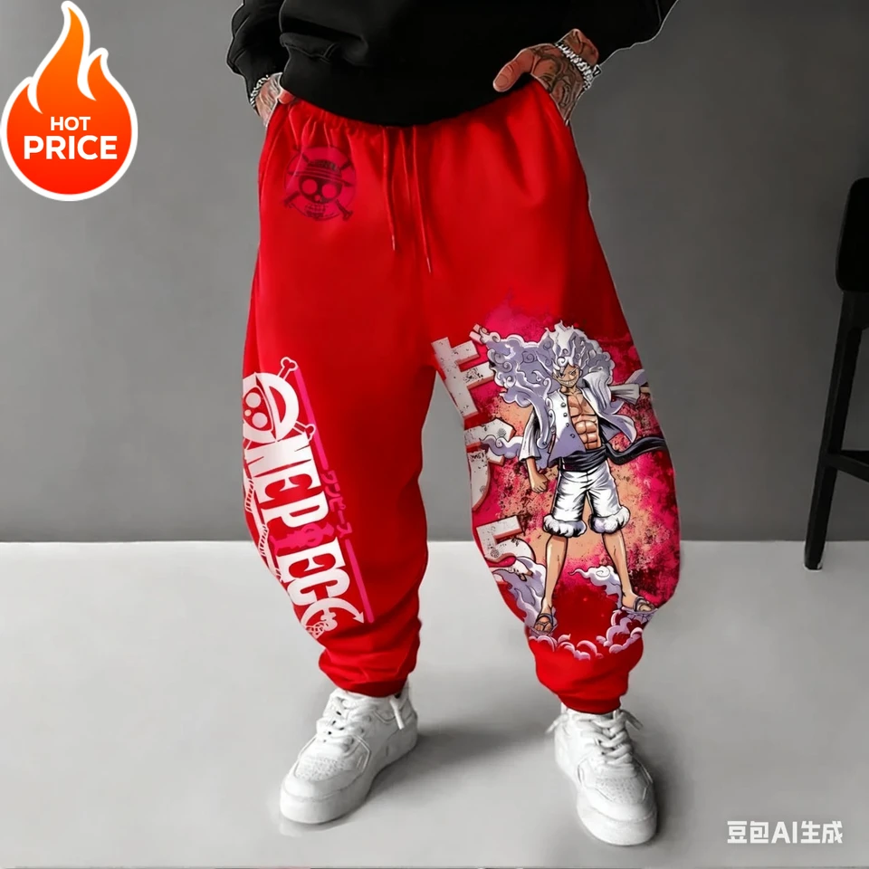 pochikiki Pirati Re Cosplay Sweatpants Monkey D Luffy Anime Pantaloni