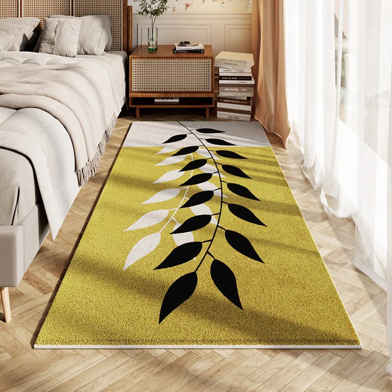 

Room imitation cashmere carpet non-slip and dirty floor mat can sit and sleep under the bed mat bedroom bed blanket