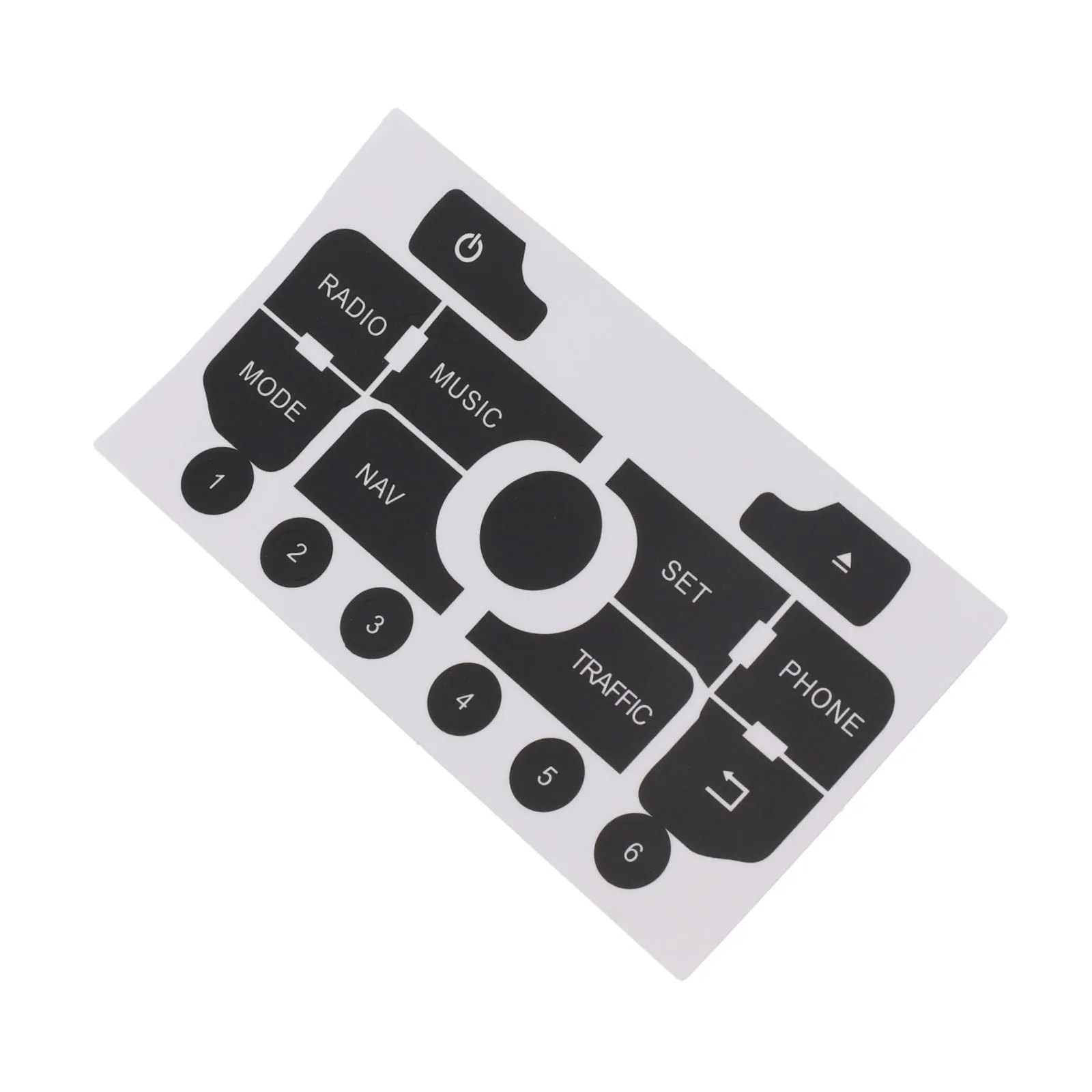 Auto Taste Reparatur Aufkleber Aufkleber Für 308 Für 3008 Für C3 Für C5 Nav Radio Push Button Auto Zubehör Vinyl reparatur Aufkleber – Detail 12