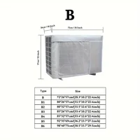 Housse d'unité extérieure de climatiseur de grande taille, Protection UV, imperméable, anti-poussière, tissu Oxford toutes saisons, 1 pièce 5