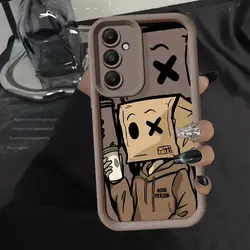 Coffee Box Boy Phone Case - Sleek and Stylish Design - Galaxy A21s (Mix01)
