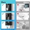 Mouthwash Dispenser For Bathroom, 18.26 Oz (540Ml) Touchless Auto Mouth Wash Dispenser With Magnetic Cups 2