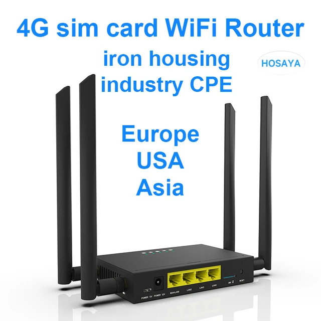 KuWFi – routeur industriel 300Mbps CAT4 4G CPE, extension de Signal Wifi  puissant, Support de 32 utilisateurs de Wifi avec fente pour carte Sim -  AliExpress