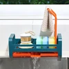 Kitchen Sink Drain Shelf Organizer for Sponge Soap Rag Towel Holder Storage Basket Dish Drying Spice Rack Bathroom Accessories 2