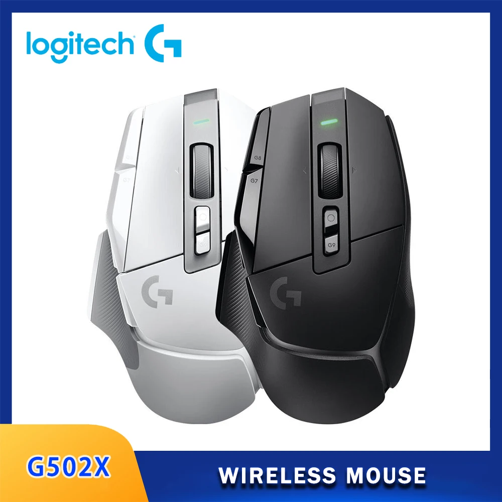 Logitech G502 X Lightspeed Wireless Gaming Mouse (White) with 4-Port USB  3.0 Hub 