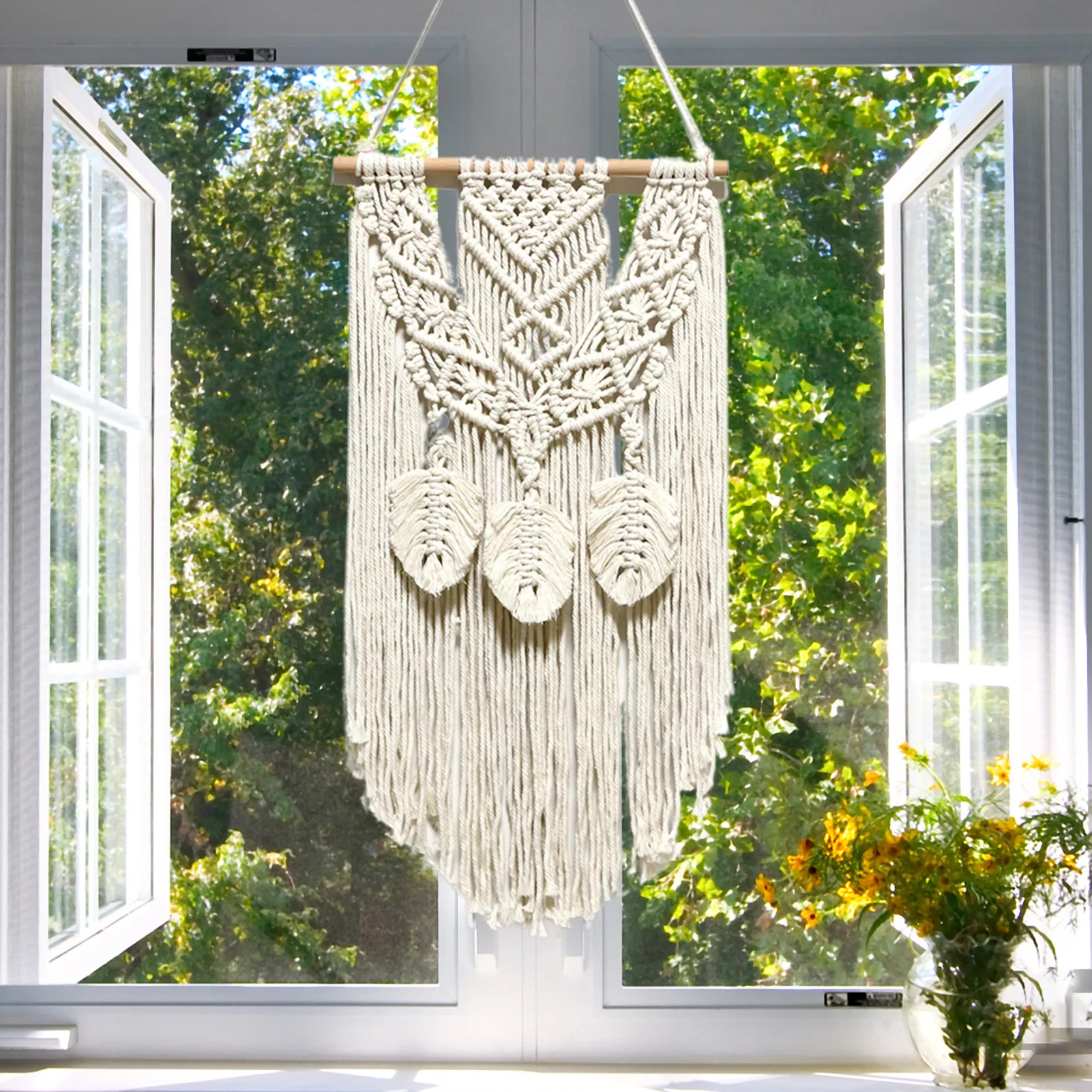 Macrame Woven Wall Hangings Boho Chics Bohemian Home DecorModern