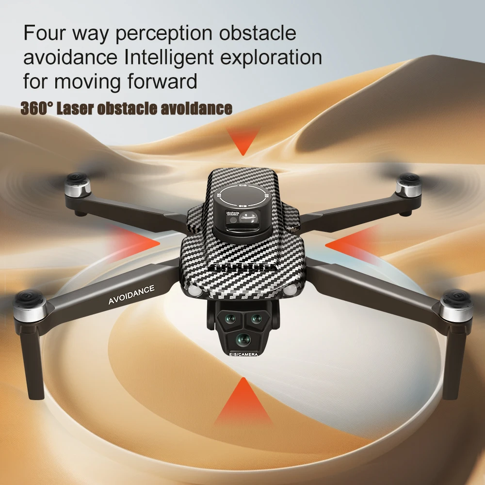 Drone U99/U33 MAX avec évitement obstacles laser/infrarouge, 8K HD, GPS