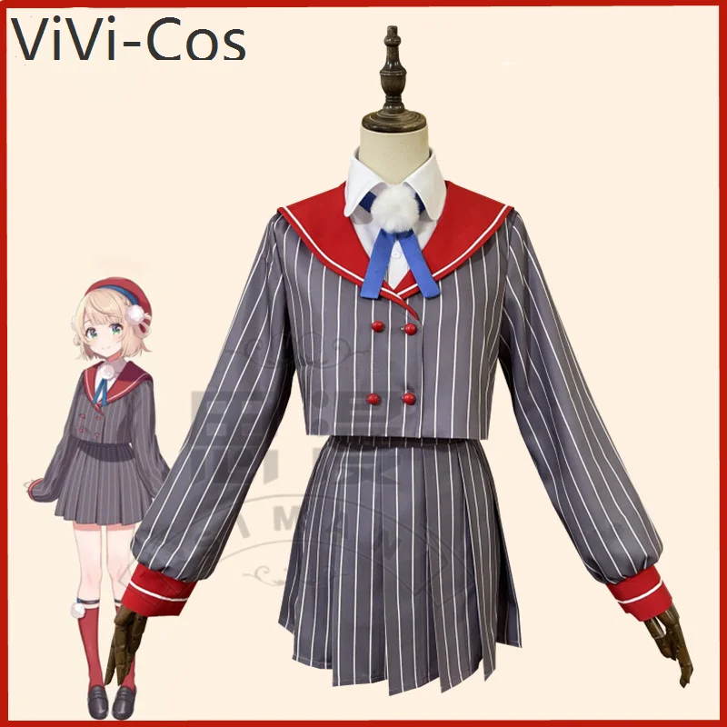 

ViVi-Cos аниме Vtuber Shigure Ui игровой костюм красивая форма Косплей Костюм Хэллоуин