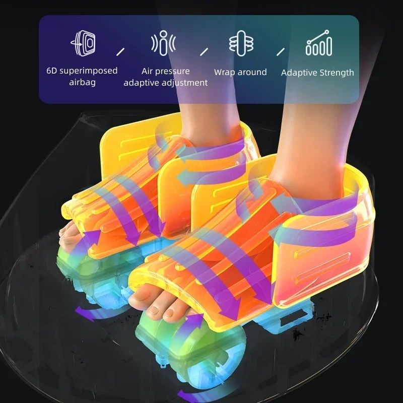 Heated Pneumatic Foot Massager with Remote Control