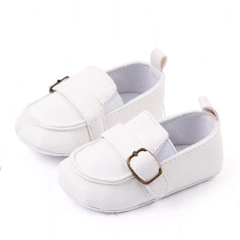 Baby First Walker Shoes Boy Shoes 0 to 3 6 9 12 18 Months Soft Sole PU Leather Baby Shoes Anti-slip Toddler Kids Girl 1 to 2 Yrs 6