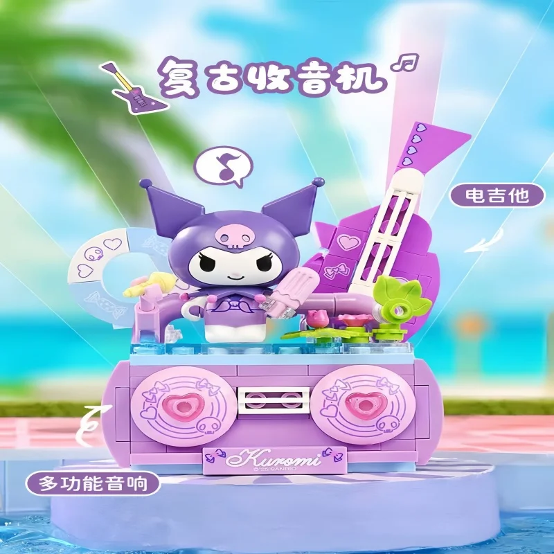 Keeppley New Sanrio Summer Party Theme Building Blocks Toys Hello