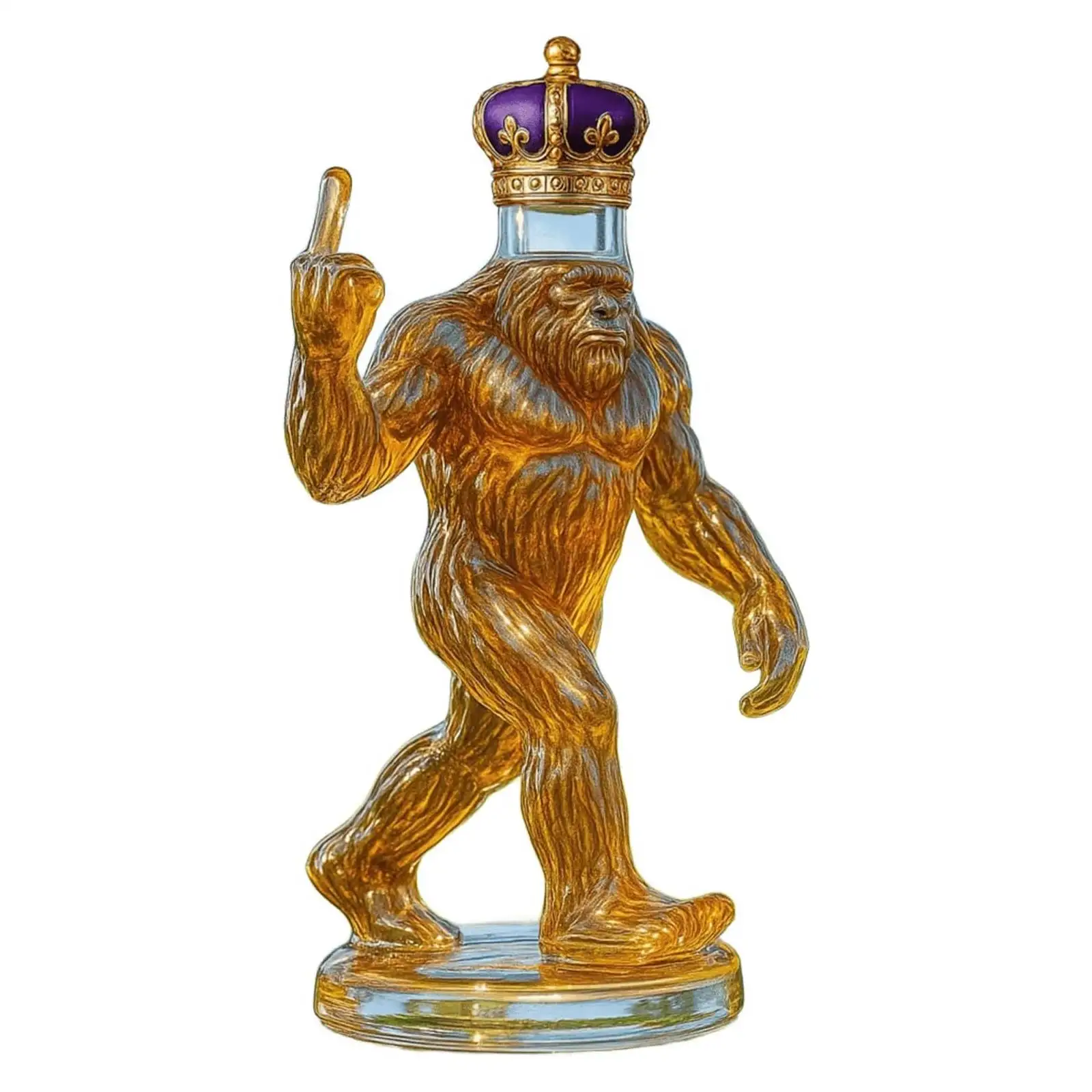 Funny Whiskey Bottle British Bulldog Whiskey Decanter Liquor Bottle with Base & Stopper Unique Bar Gift for Men