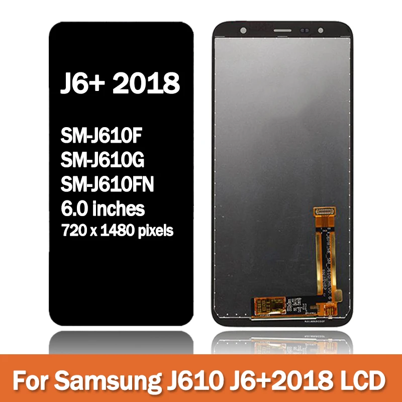 Tela de Toque Lcd para Samsung j6 Mais j6 Plus J610 J610f J610fn j4 Mais 2023 J410 J415 60 Polegadas - Image 4