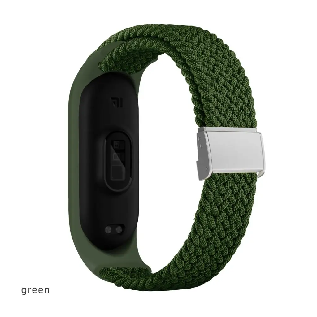 Braided Solo Loop Adjustable Nylon Bracelet Strap