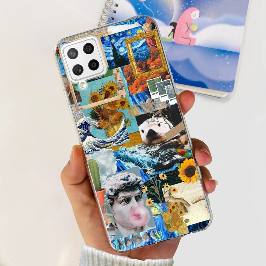 Colorful Painted Clear Silicone Soft Slim Phone Case
