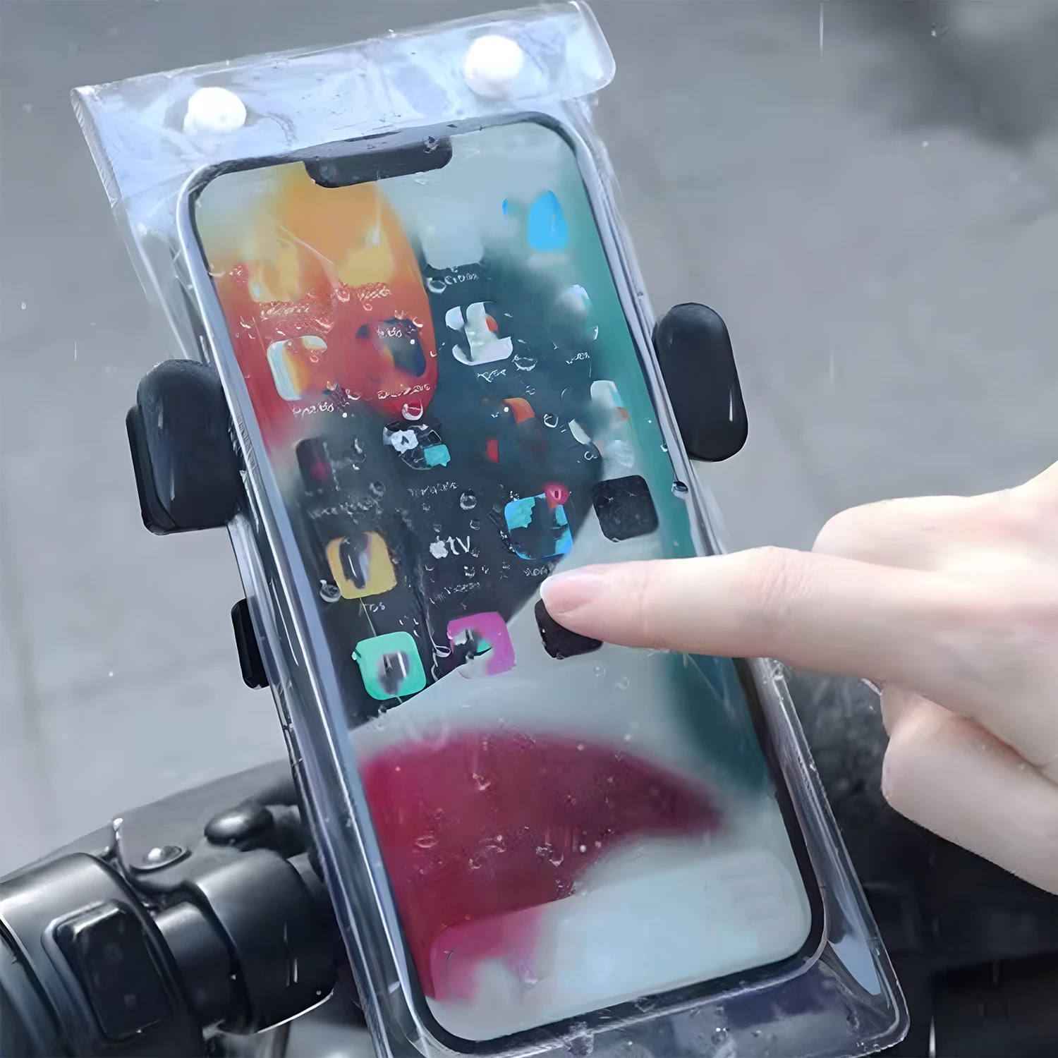 1-10PCS Cycling Rainproof Phone Pouch High Sensitivity Transparent Cellphone Cover Bag for IPhone Samsung Mi Waterproof Covers 2