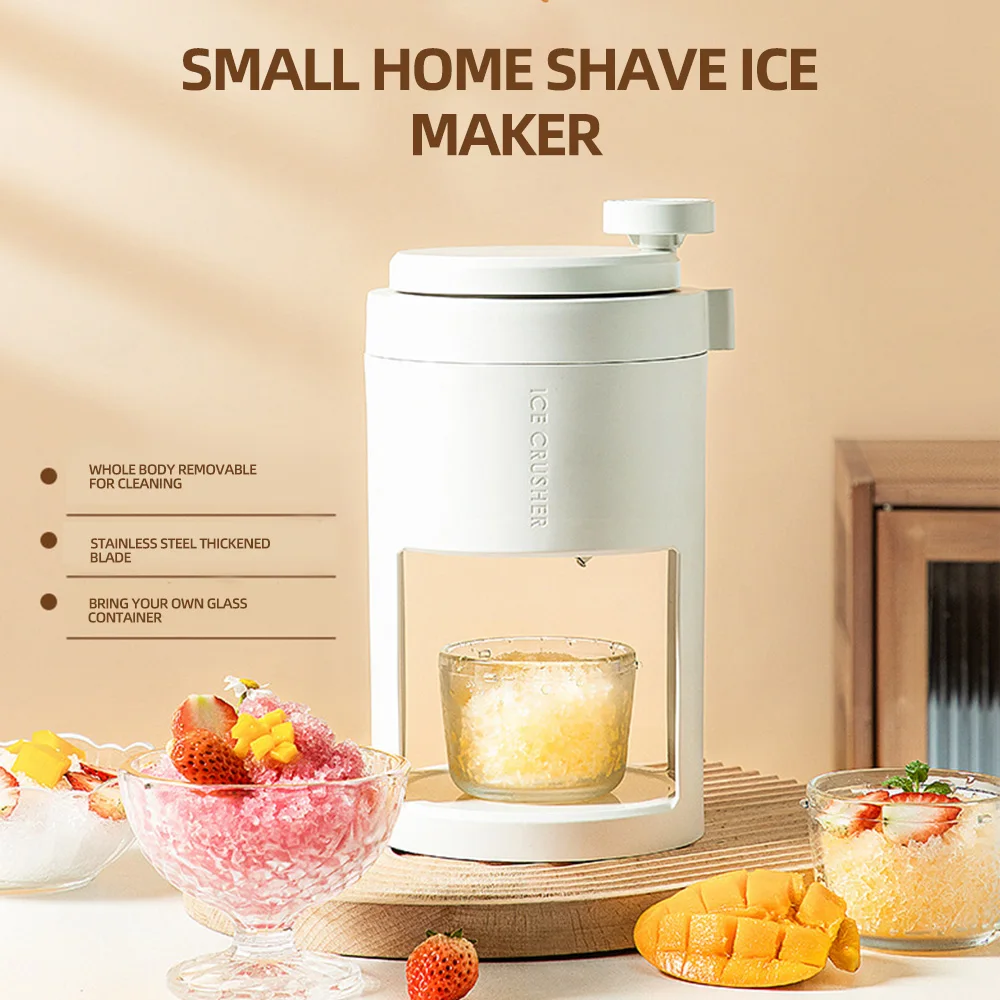 Portable Ice Crusher Household Milkshake MakerSmall Ice Shaver Machine Maquina  Granizados - AliExpress