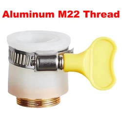 Universal Faucet Converter for Household and Bathroom Use (M22 Aluminum)