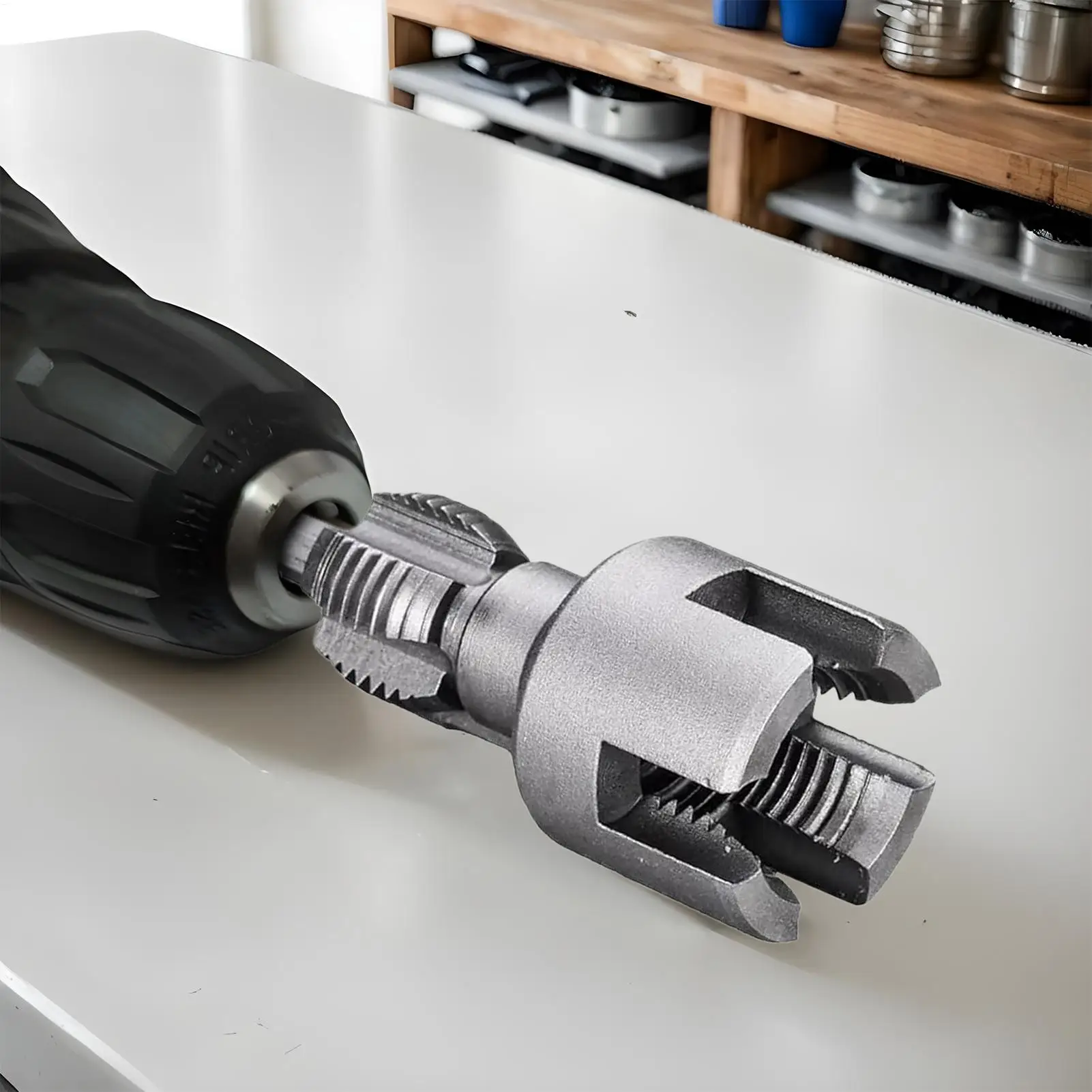 Steel Water Pipe Threader 1/2&3/4 Water PipeInternal External Pipes Threading Tools Waterpipe Thread Wire Opener Tap Tapping Kit