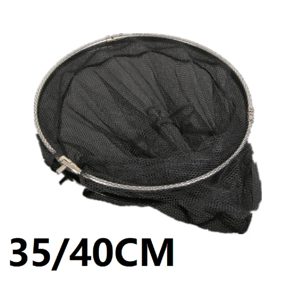 Filet de pêche pliable avec manche télescopique et sac de rangement pour captures en eau profonde