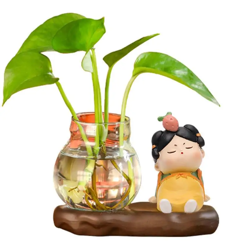 모던 미니멀리스트 당나라 여인 장식 피규어 룸 데코레이션 거실 사무실 책상 창의적인 디스플레이 레진 소재