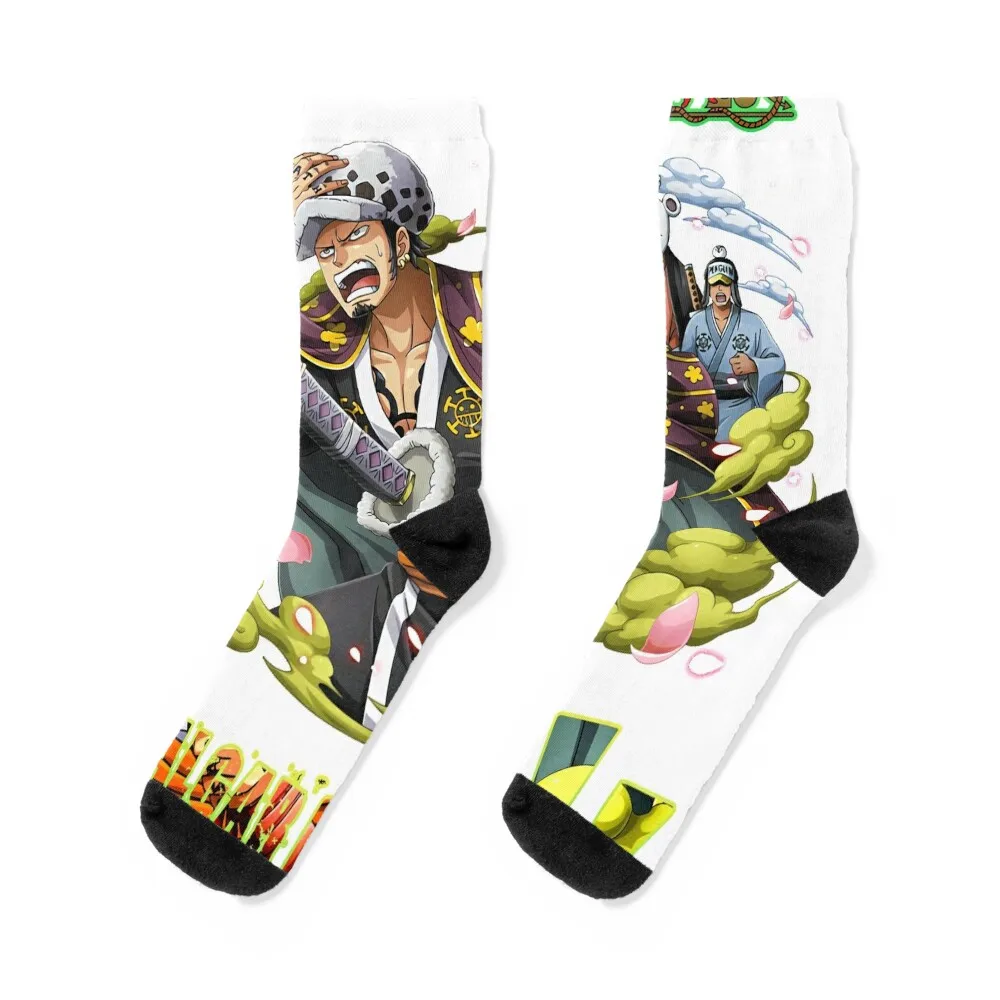 

Trafalgar D Water Law Socks new in's ankle sport Stockings compression Luxury Woman Socks Men's