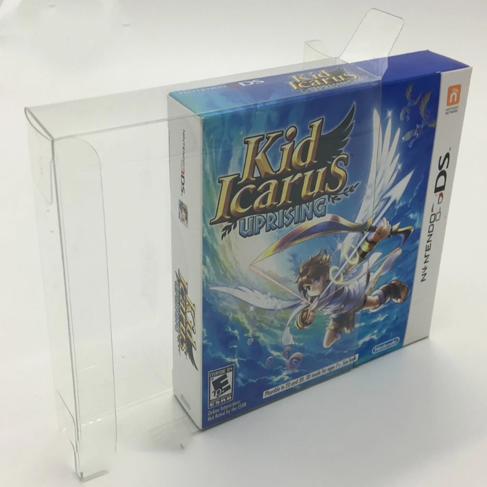 Custodia Protettiva Trasparente Per Nintendo 3Ds/Kid Icarus Raccogli Scatole Custodia Per Giochi Tep Custodia Trasparente