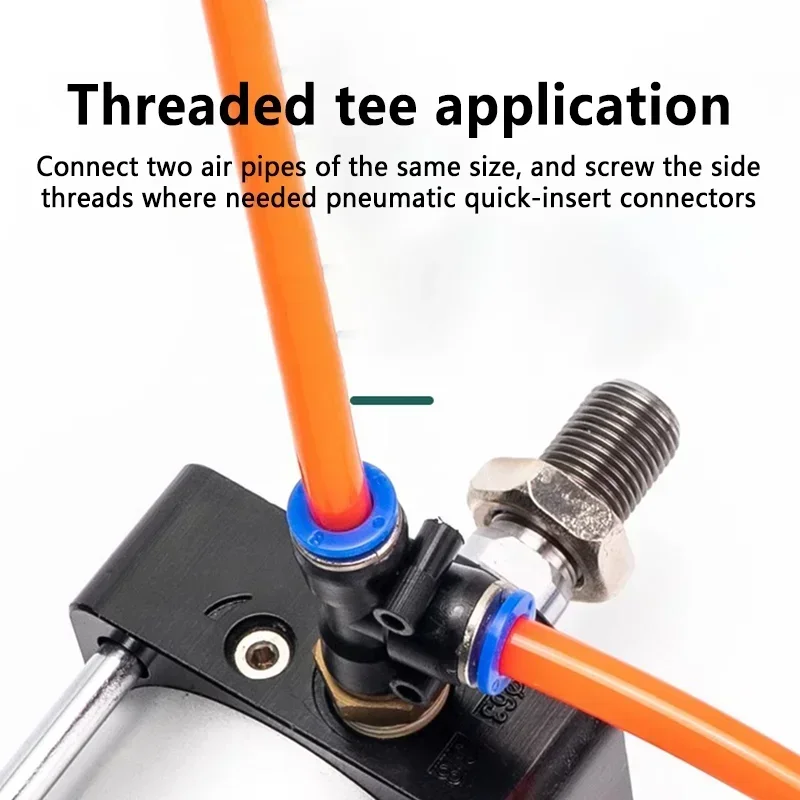 PD Ÿ  Ŀ: T Ƽ  , 4-12mm ȣ Ʃ, 1/4 ġ-1/2 ġ BSP  ũ, 3   Ŀø
