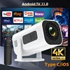 Full HD Android 11 Projector 210Ansi WiFi 6 and Bluetooth Home Theater Portable Beam Mini Projector Meeting Video Pocket Outdoor 1