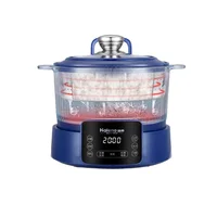 Cuiseur à riz intelligent à faible teneur en sucre avec séparation du riz et de la soupe, élévateur et abaisseur, petit cuiseur de cuisine intégré pour la maison 6
