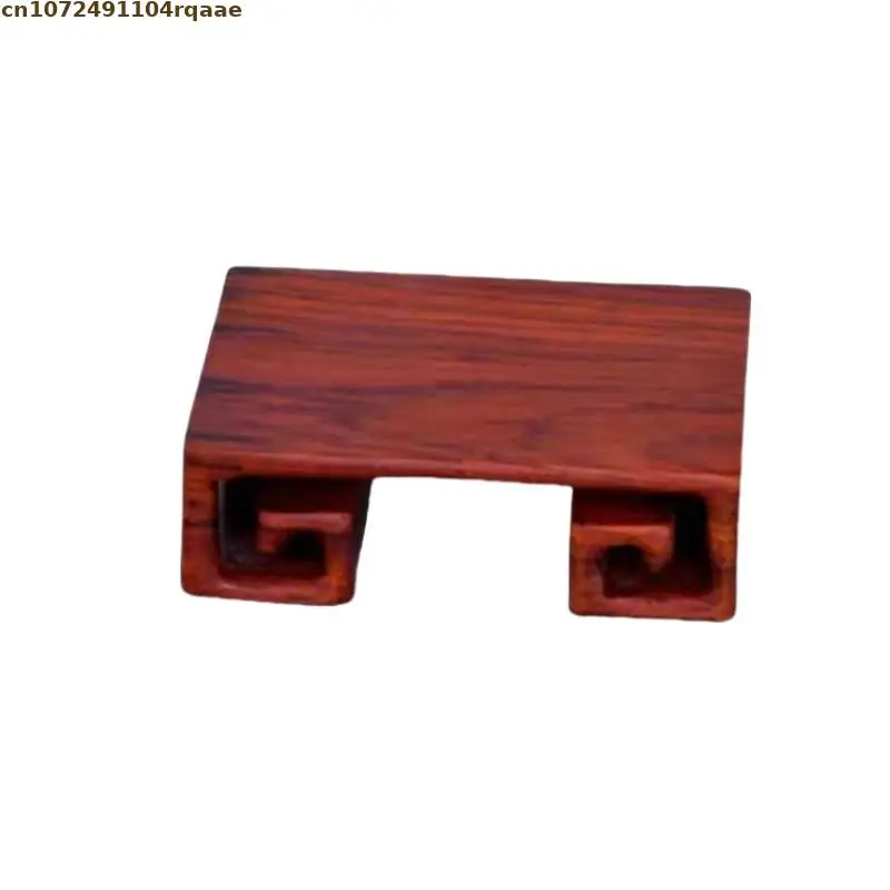 High Quality Wooden Desktop Decorative Shelf Standing Flower Base Coffee Tea Set Pedestal Display Stand Flower Pot Sorting Table