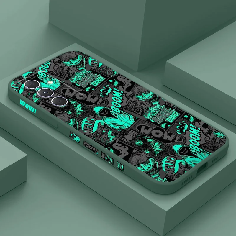 Blackened Clown Case For Samsung Galaxy A54 A34 A24 A14 A04 A73 A53 A33 A23 A13 A03 A72 A52 A52S A32 A22 A12 A71 A51 4G 5G